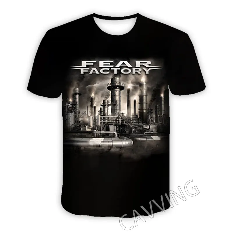 New Fashion Women/Men's 3D Print  Fear Factory Band  Casual T-shirts  Hip Hop Tshirts Harajuku Styles Tops Clothing   T01