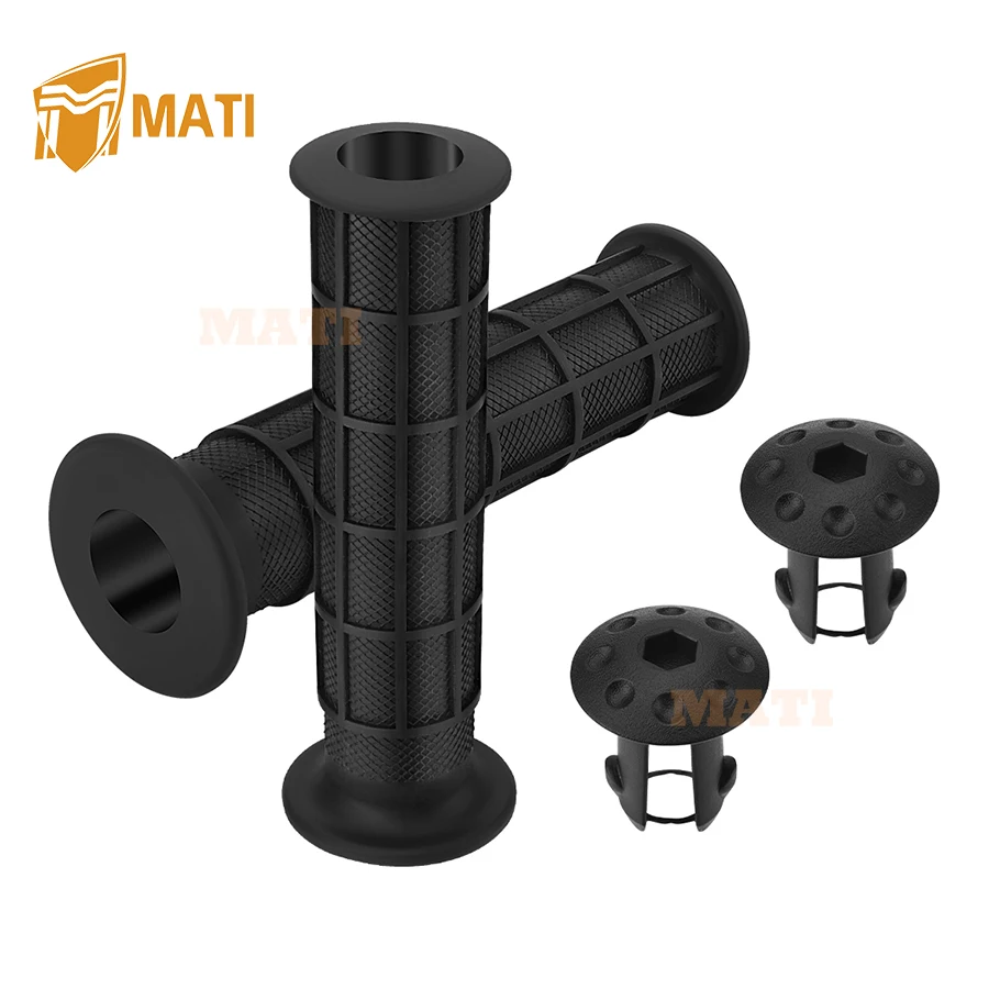 MATI Handlebar Grips & HandleBar End Guards For Honda Sportrax Recon Rancher Rubicon Foreman Rubicon Rincon 250 420 500 520 680
