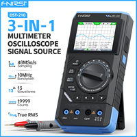 FNIRSI DST-210 and DST-201 3-in-1 Digital Multimeter Oscilloscope 19999 Counts Portable Automotive Oscilloscope Electrical Tool