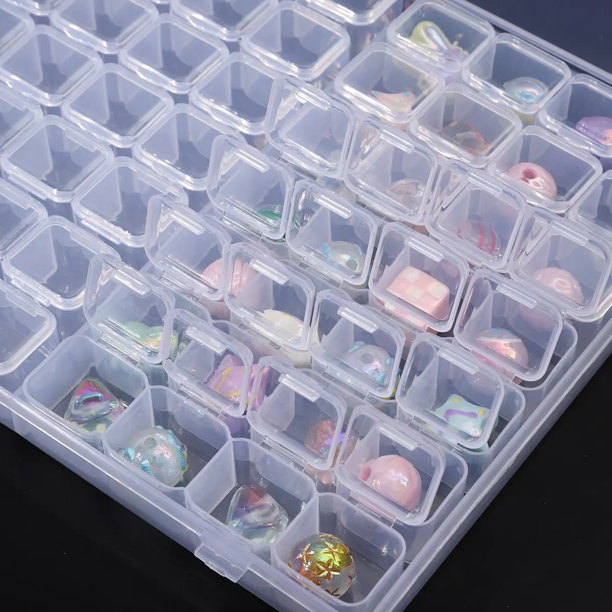 Adjustable Plastic Nail Accessories Storage Box, Tool Box