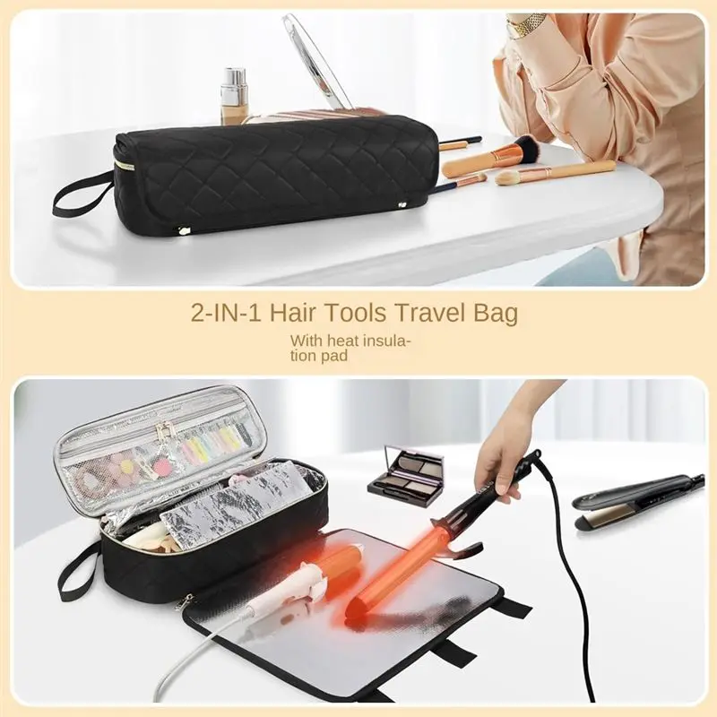 2026 جديد أدوات الشعر حقيبة سفر تصفيف الشعر أداة المنظم حقيبة التخزين ل مكاوي مسطحة مستقيم الشباك الحديد الملحقات #6