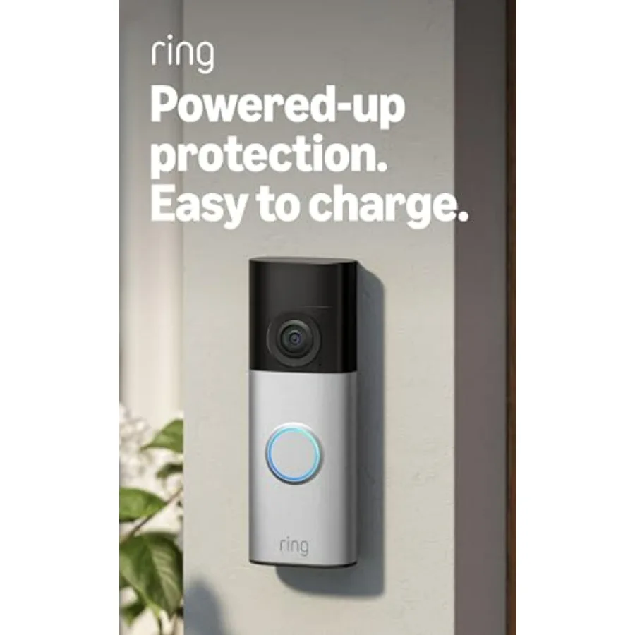

Ring Battery Doorbell Plus newest model,Retinal 2K with wide-angle video, up to 6x Enhanced Zoom, Night Vision, and Quick Relea