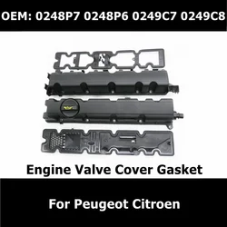 0248P7 0248R6 0248P6 0249C7 0249C8 Ricambi Auto Guarnizione Coperchio Valvola Motore Per Peugeot 307 308 408 508 C8 C5 C4 807 Aspirazione di Scarico