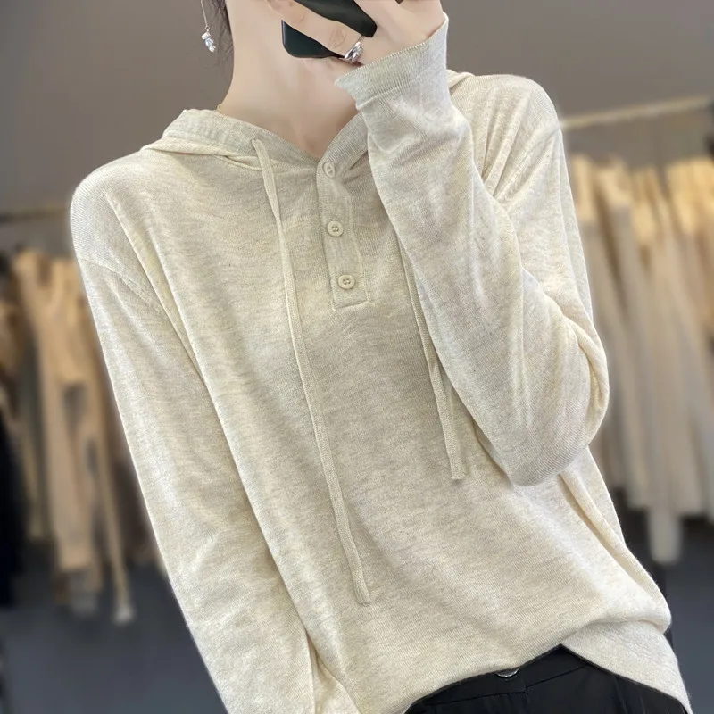 2023 New  Autumn Winter Cashmere Hoodies Women Cashmere Casual Pullover Sweatshirt Cashmere Hoodie