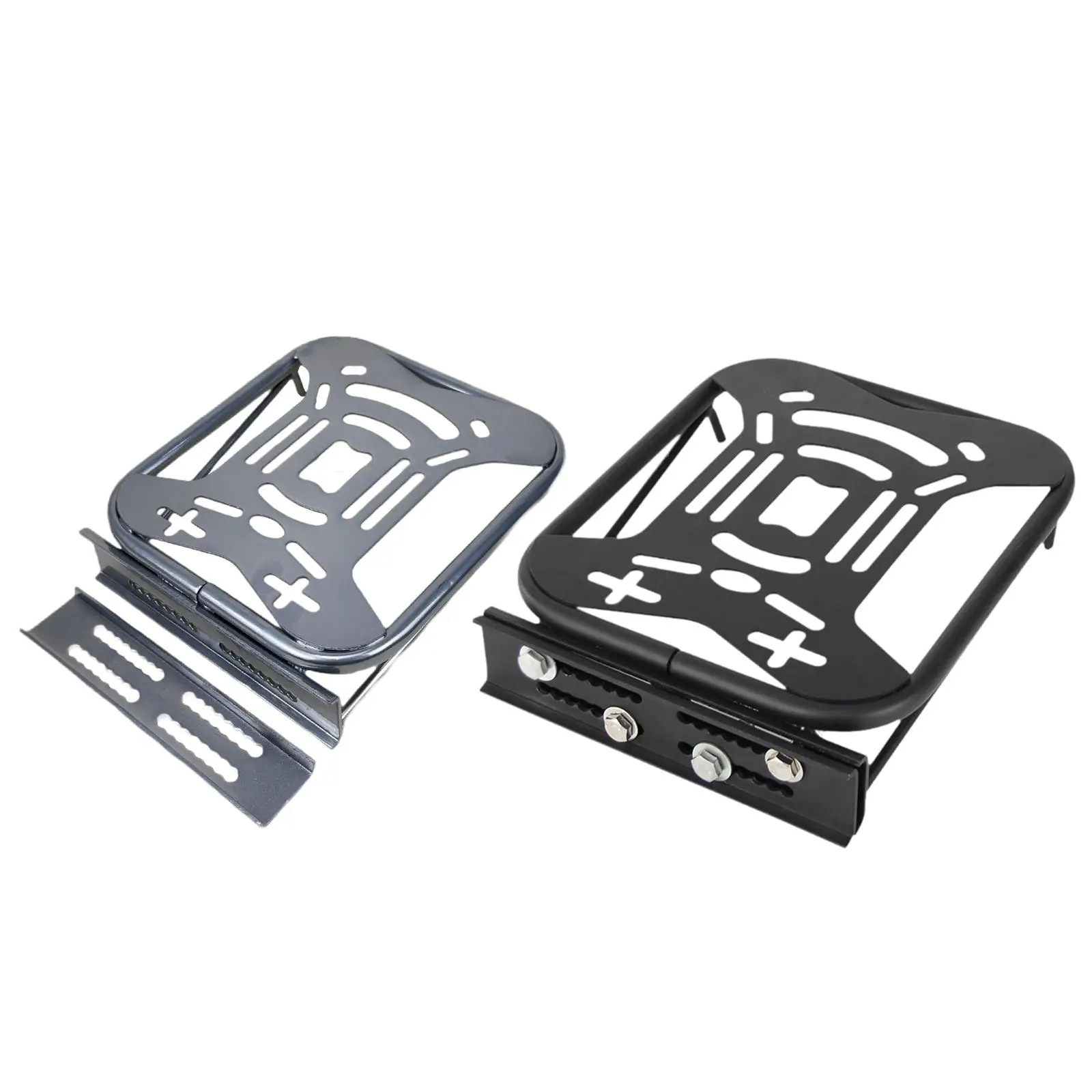 Universal Motorbike Rear Tail Box Carrier Frame Support Sturdy Metal Luggage Rack for Scooter Cargo Organization