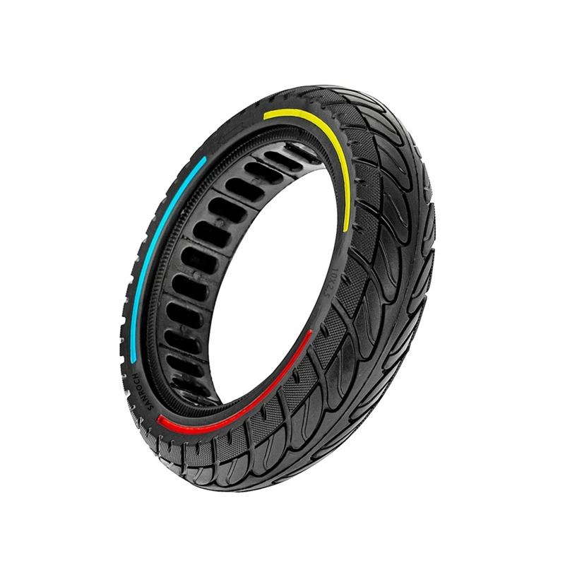 10 Inch Solid Tire For Ninebot MAX G30 Electric Scooter 10X2.5 Durable Rubber Tubeless Shock Absorber Damping Wheel Tyre