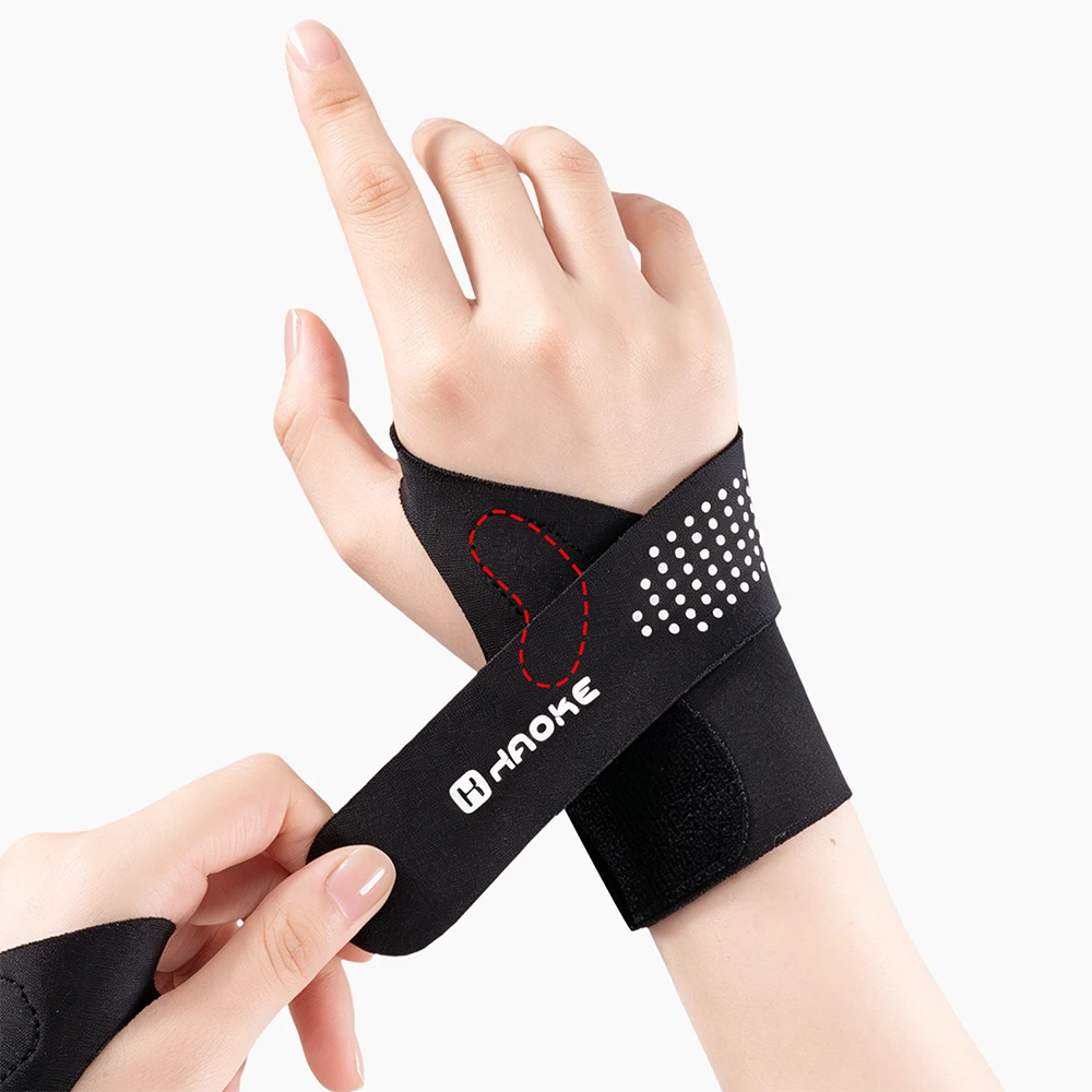 Adjustable Wrist Wrap, Breathable Sports Wrist Strap for Gym Weight Lifting Workout, Flexible Wrist Protector for Basketball