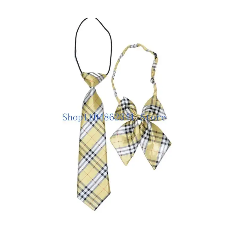 5asd 2pcs Uniform Tie for Teens Women Preppy Tie School Student Uniform Accessories
