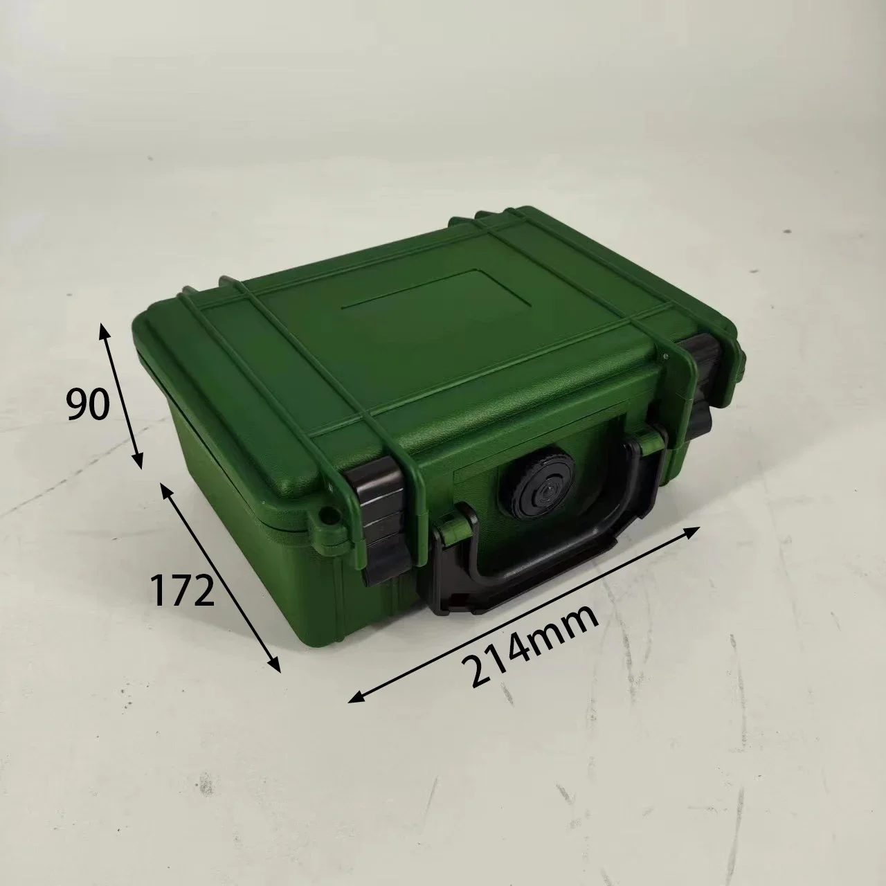 DPC018 Green high quality hard plastic safety protection waterproof equipment carrying case with customizable foam