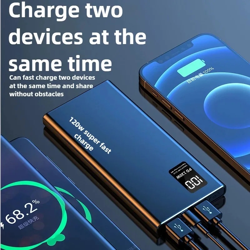 

High Capacity Fast 10000/20000/30000mAh Charging Portable Spare Battery Charger For iPhone For Samsung For Huawei Universal