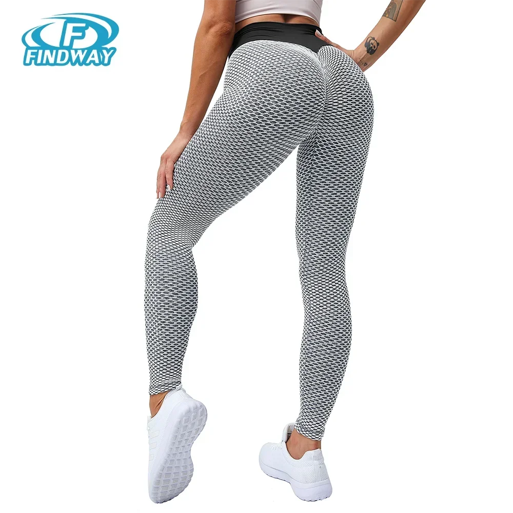 Mallas deportivas de cintura alta para mujer, pantalones de Yoga elásticos para Fitness, gimnasio, levantamiento, ejercicio, TikTok