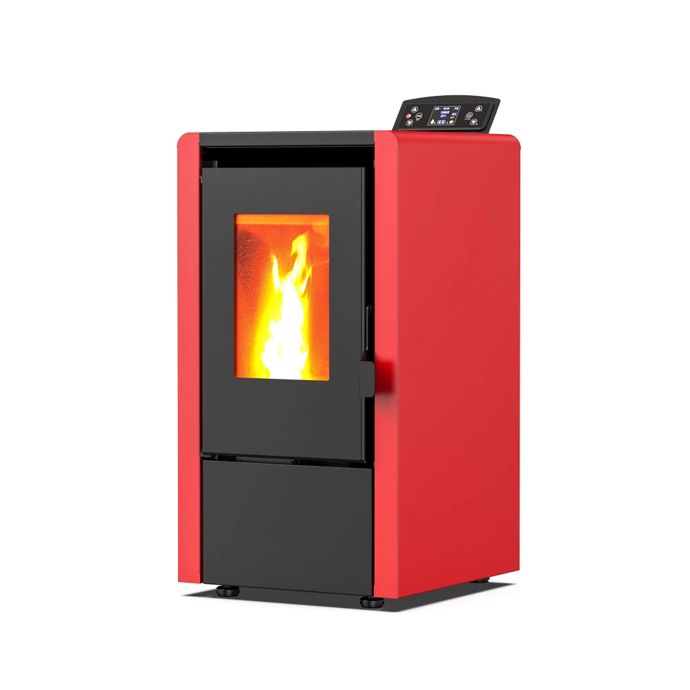 New Arrival KM0602A High Quality Home Office Use Smart Fireplace Wood Pellet Stove Indoor Pellet Stove Heater with Wifi Control