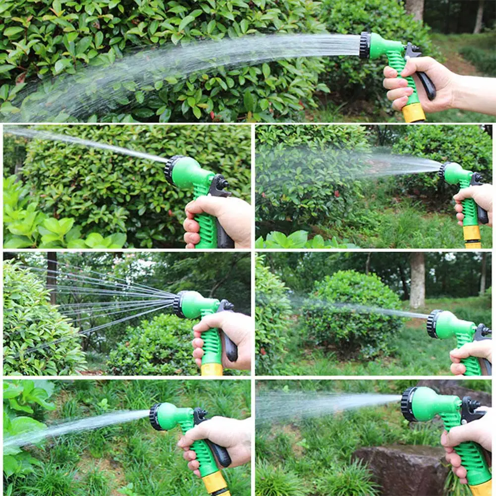 Easy Storage Watering Hose Reel Spray Set Wall Hanging Home Garden Yard With Nozzle Irrigation System Car Wash Pipe Accessory