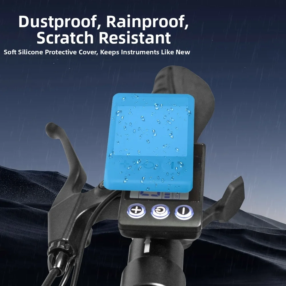 

1x Instrument Protective Cover For S866 Electric Scooter Waterproof Black Red Yellow White Silicone Instrument Panel Cover