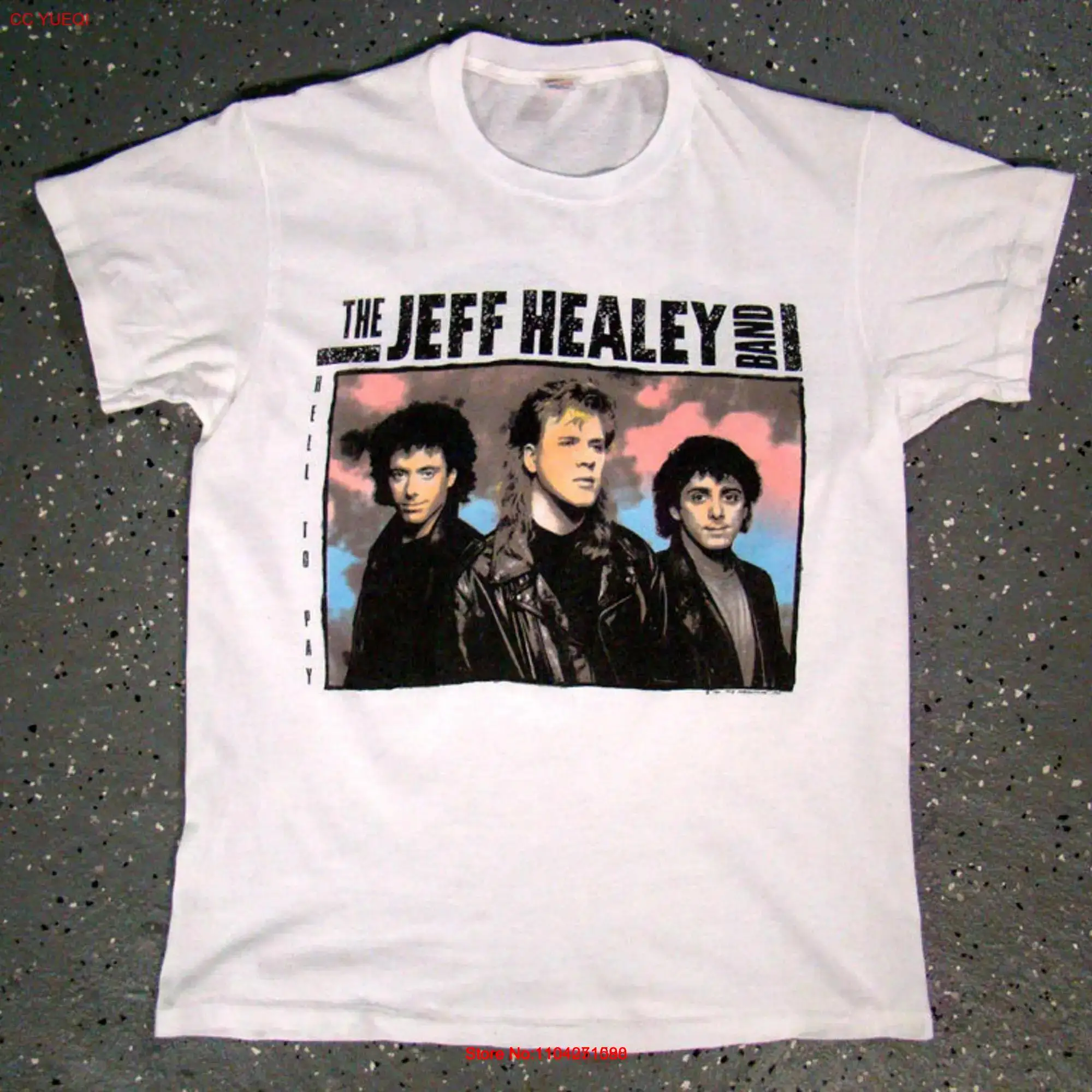 Jeff Healey Band Hell To Pay Tour T Shirt 1990 Medium Please Read Description long or short sleeves