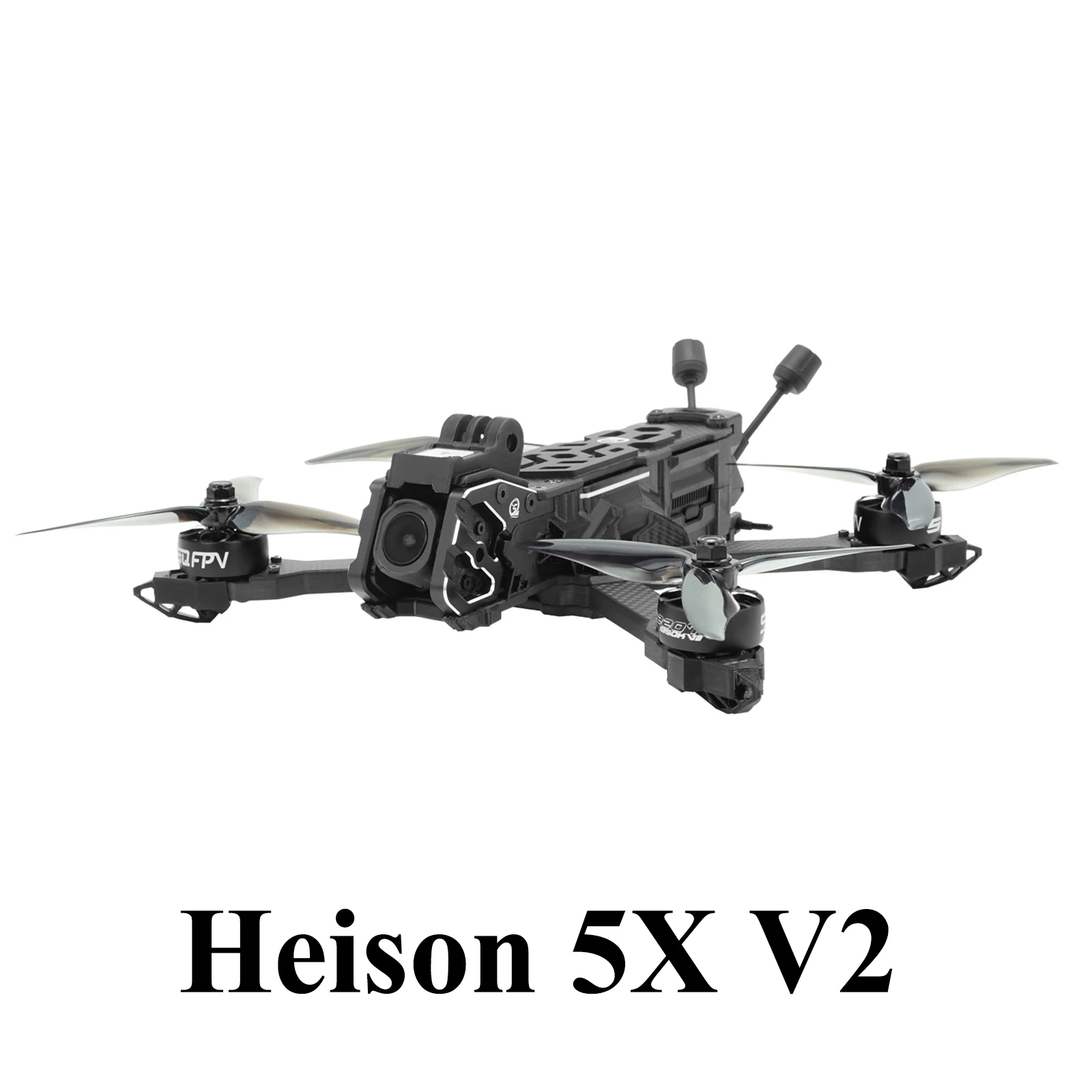 

SEQURE SQFPV Heison 5X V2 Квадрокоптер 6S/8S Фристайл Cine FPV 5-дюймовый дрон с HD DJI O4 Air Unit Pro Камера / Аналоговый VTX