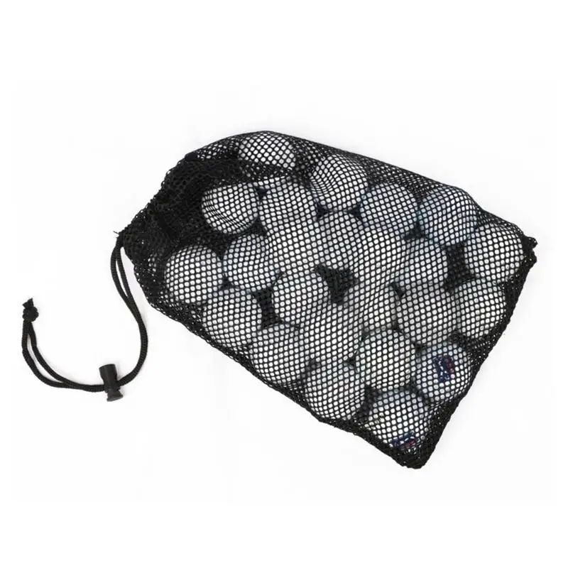 

R6FE Golf Ball Storage Bag Drawstring Nylon Mesh Bag for Golf, Baseball,Tennis Balls