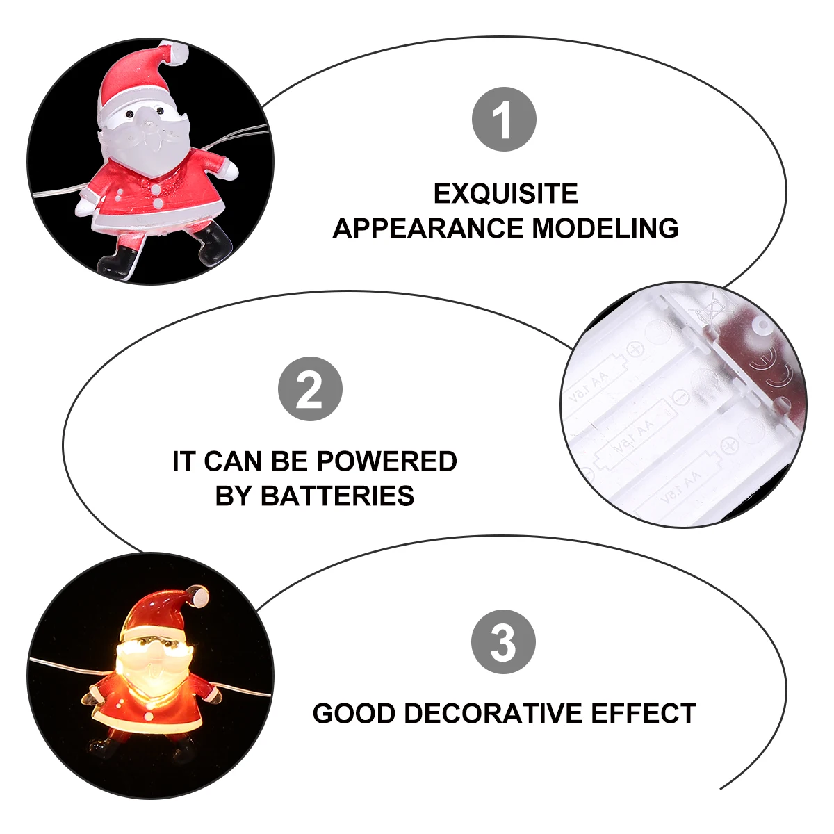 

20Leds Christmas Led String Light Party Copper Wire Ip42 Waterproof Durable Decoration For Home Garden Ktv Bar Outdoor Indoor