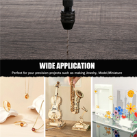 Hand Drill Bits Set 31Pcs Hand Drill Set Precision Pin Vise Micro-Mini Twist Drill Bits For Metal Wood, Delicate Manual Work, El