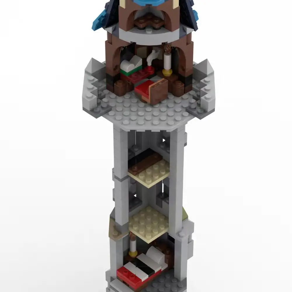 Spot MOC-234708 602 pz costruzione torre FAI DA TE piccole particelle assemblaggio blocchi di costruzione giocattolo educativo modello regalo set ornamenti
