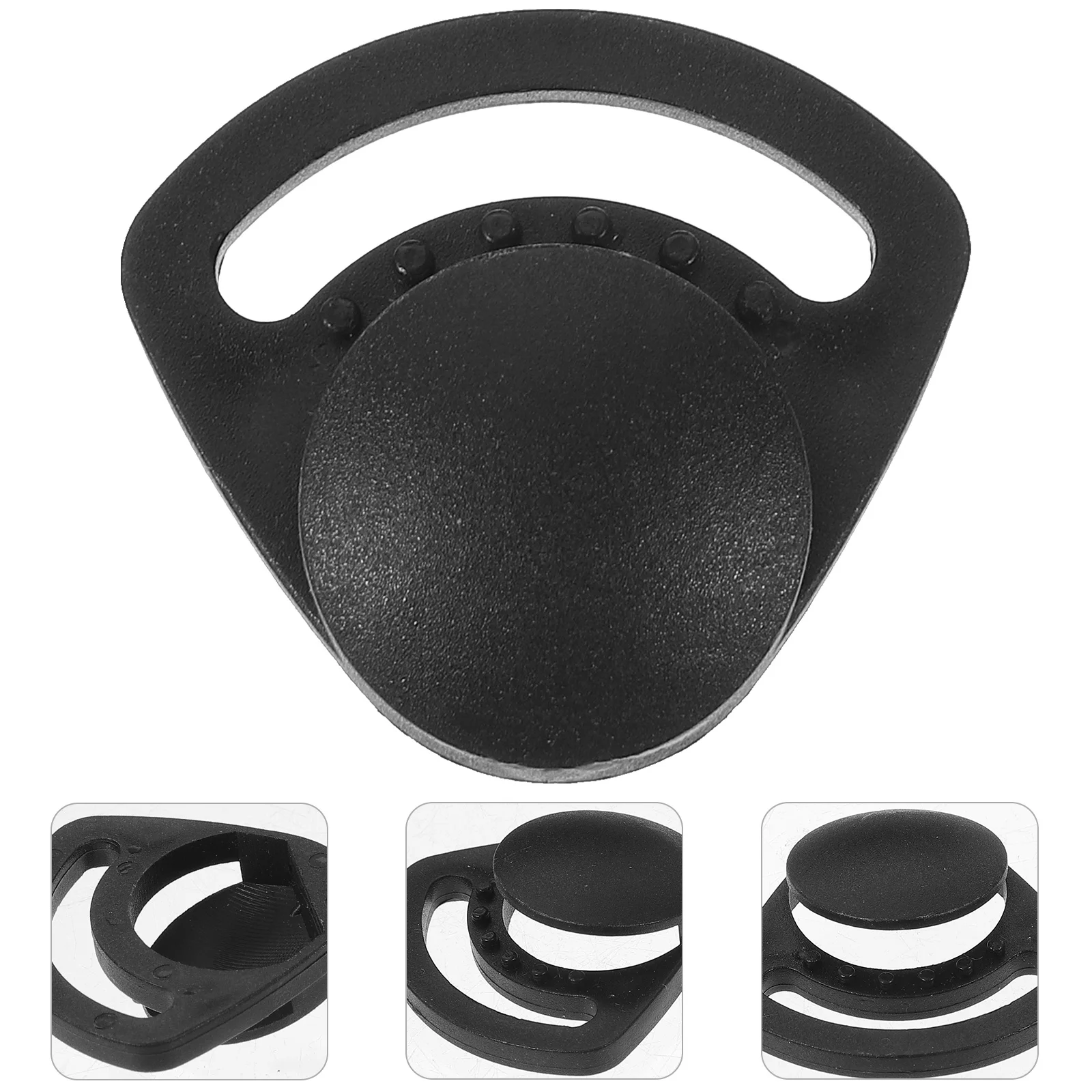 10 Pcs Hard Hat Accessories Chin Strap Replacement Buckle Repair Parts Buckles Abs Safety