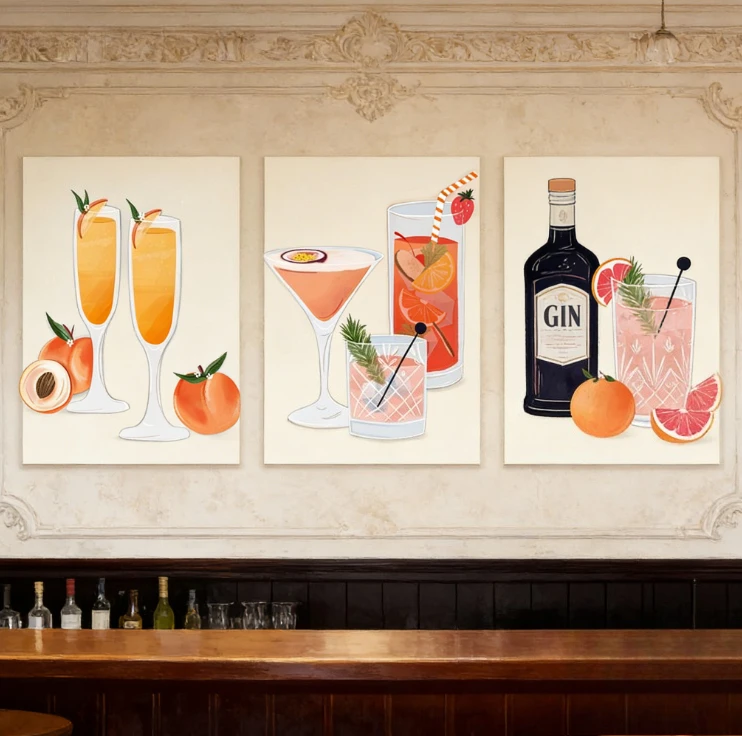 

500/1000/1200/2000PCS Jigsaw Puzzles Beauty City Drinks Alcohol Activity Games for Gameroom Bedroom Home Decor Gift