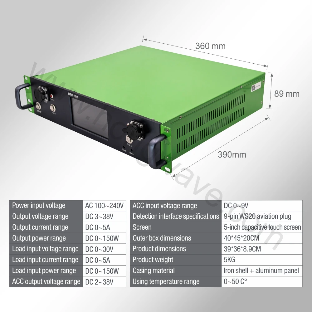 DPD-100 High Precision DC Power Analyzer Tester