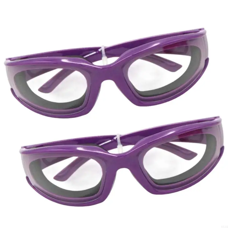 2pcs Onion Goggles Impact Resistant Protective Eyewears For Cooking Cleaning BBQ With Sealed Design For Fume Protections 