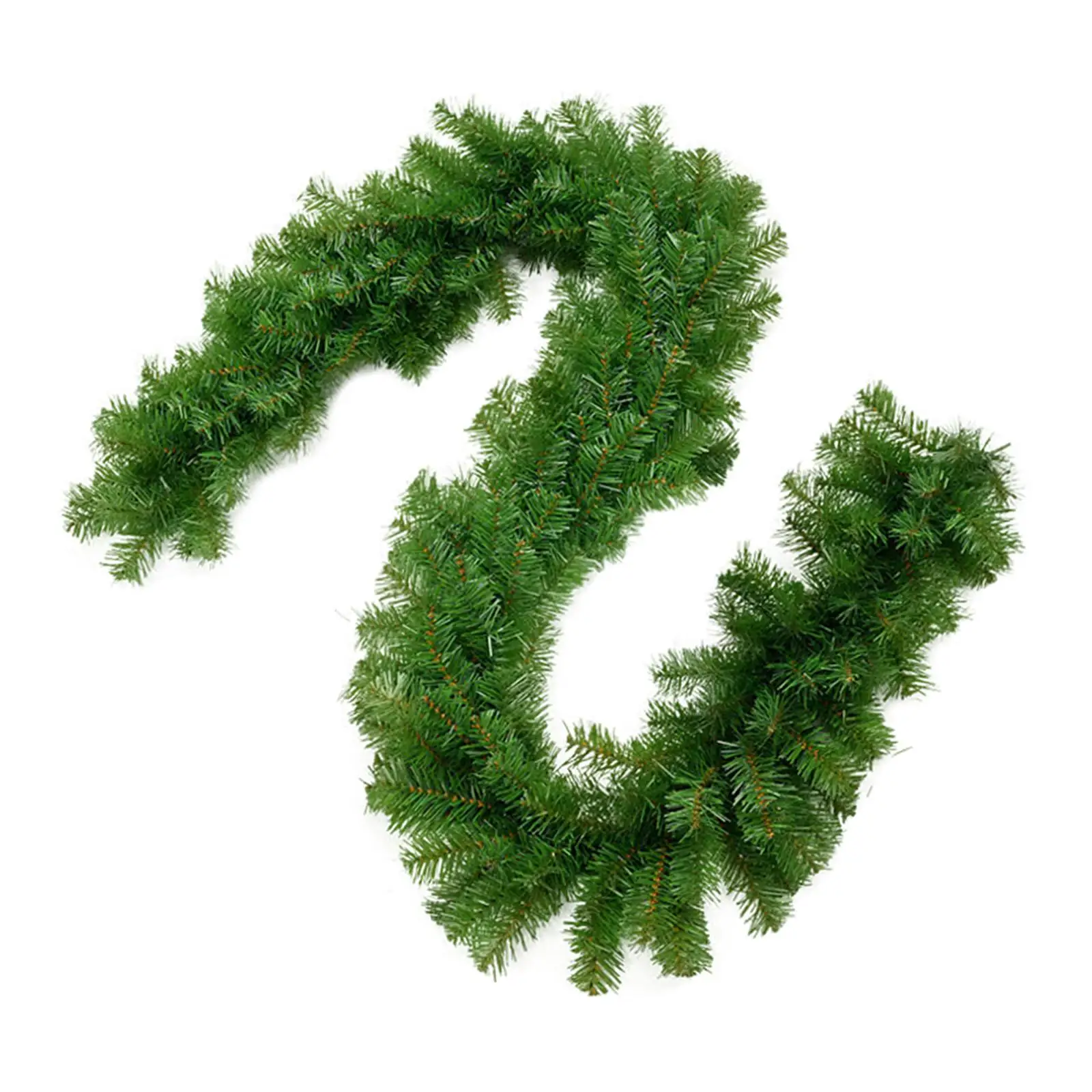 

Christmas Green Garland Artificial Ivy Non Lit Greenery Garland Soft Holiday Garland for Mantel Wedding Railing Winter Fireplace