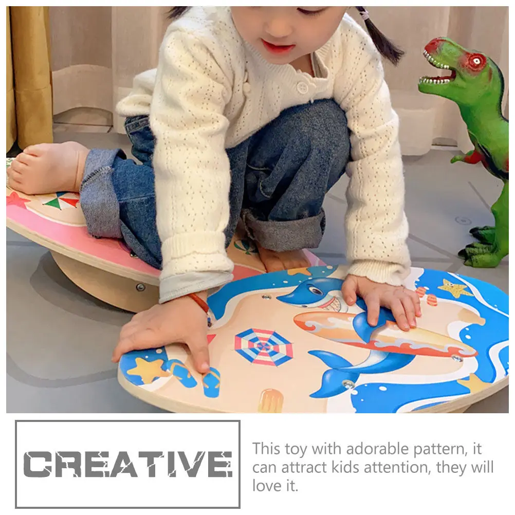 

Golf Balance Board Kids Sensory Toys for Toddlers Stepping Stones Montessori Beam