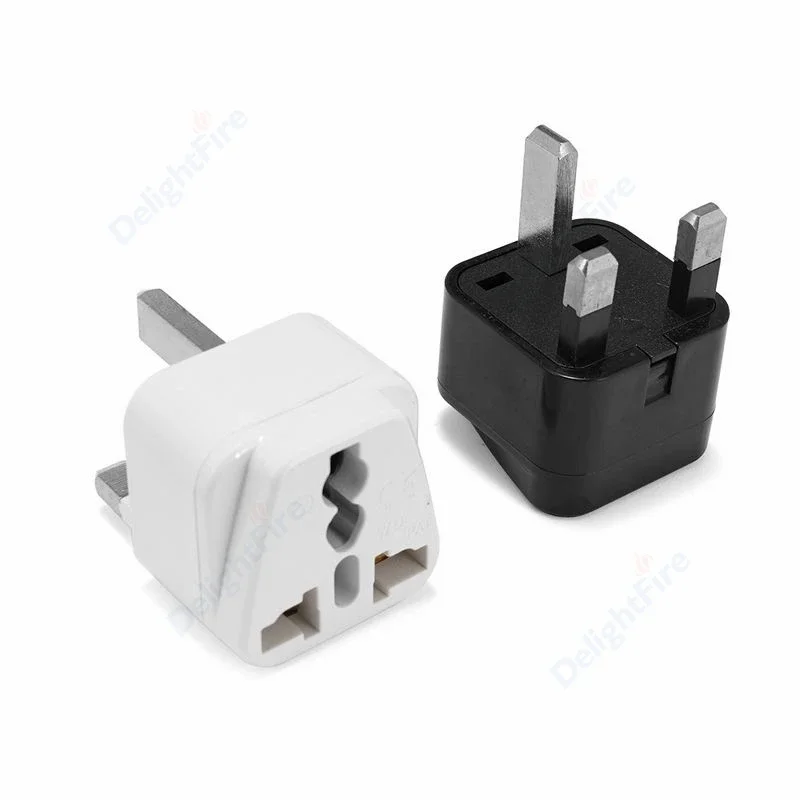 UK US Plug Adapter CA AU Korea KR China CN To UK British America US Travel Adapter  2Pin 3Pin Power Adaptor Electrial Socket