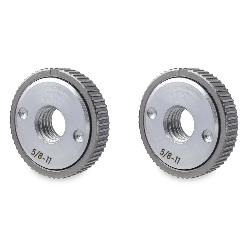 

A02F-2Pcs 5/8 Inch-11 Grinder Nut,Quick Release Angle Grinder Flange Nut Grinder Locking Nut For Angle Grinder