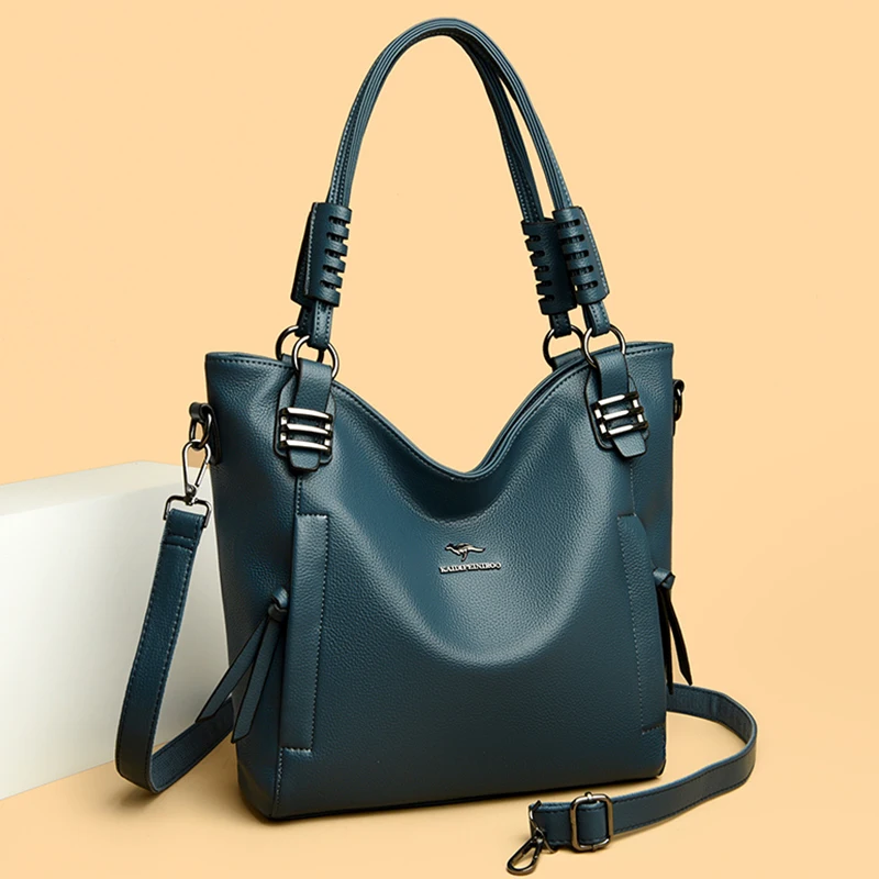 Real Women Soft Leather Shoulder Bags Luxury Women\'s Bag High Quality Ladies Handbag Fashion Female Messenger Bag Large Tote Sac