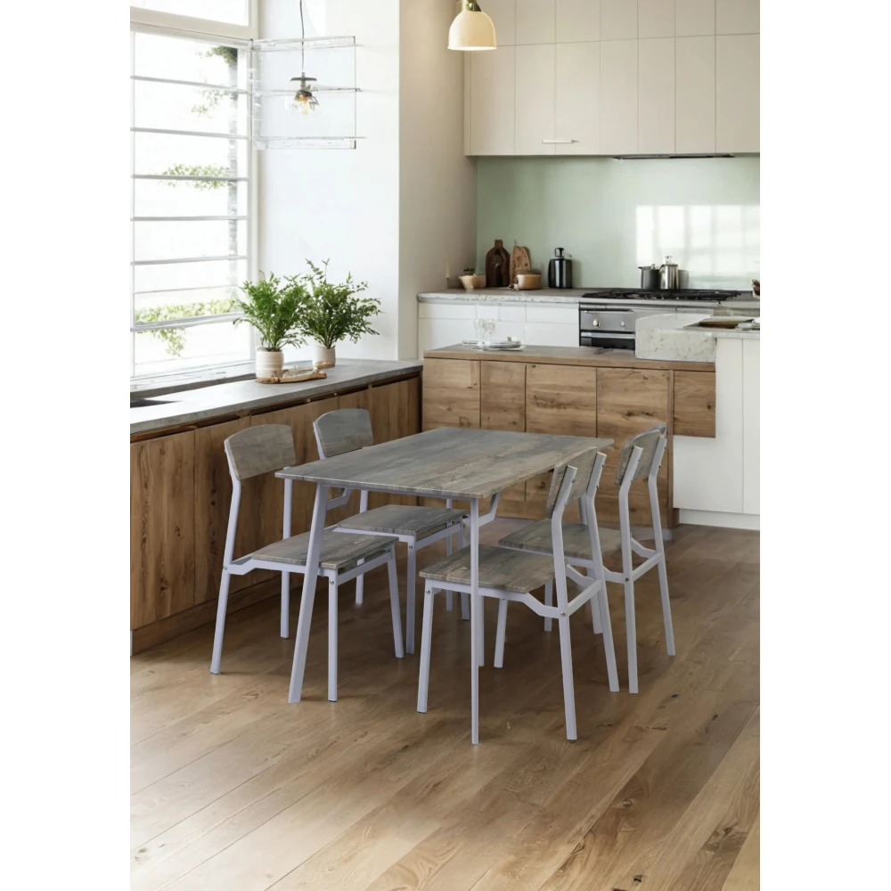 Conjunto de mesa de jantar Modem de 5 peças