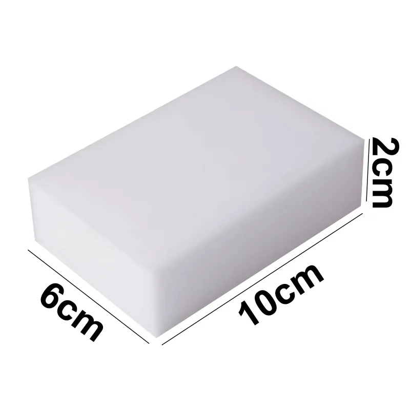 100/50Pcs Foam sponge Sponge 10X6X2cm Sponge Eraser for Kitchen Office Bathroom Cleaner Cleaning Sponge
