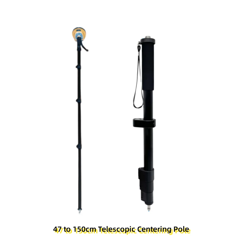 

NEW TELESCOPIC GNSS GPS RTK CENTERING POLE PORTABLE SURVEYING CENTERING ROD 47 TO 150CM ALUMINUM ALLOY LIGHT WEIGHT