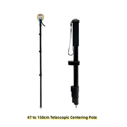 NEW TELESCOPIC GNSS GPS RTK CENTERING POLE PORTABLE SURVEYING CENTERING ROD 47 TO 150CM ALUMINUM ALLOY LIGHT WEIGHT