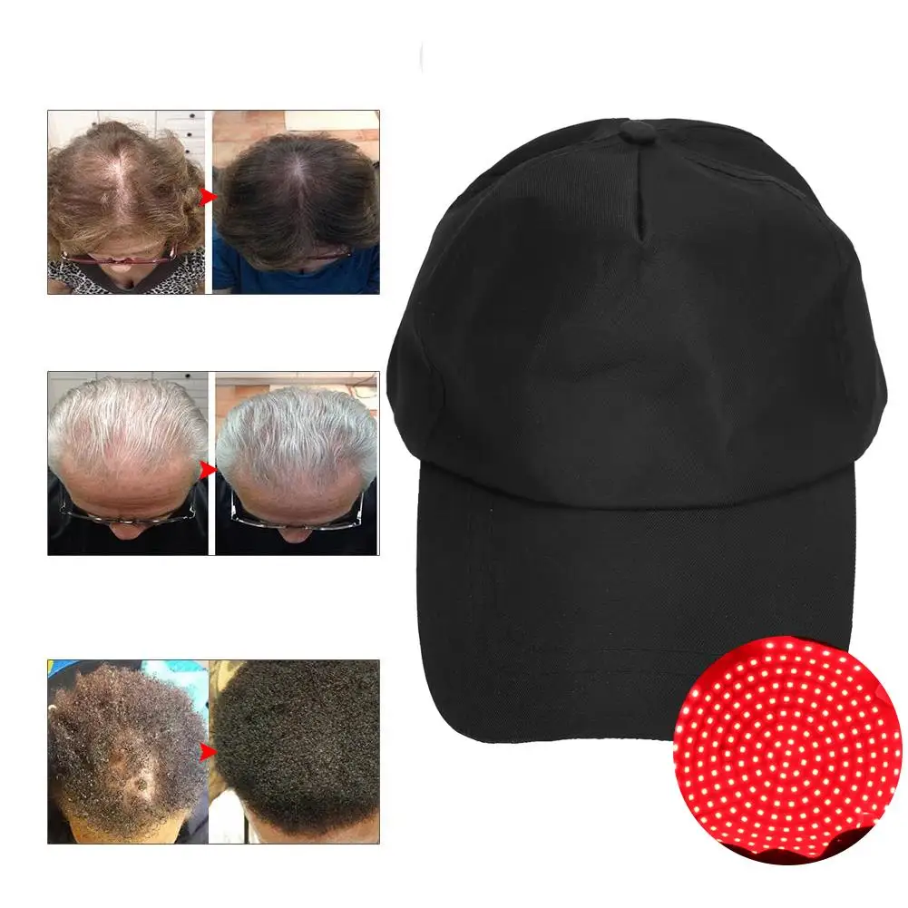 USB Hair Growth Hat for Hair Loss Treatment - 208 Emission Head Therapy Device, Oil Control & Hair Care Solution