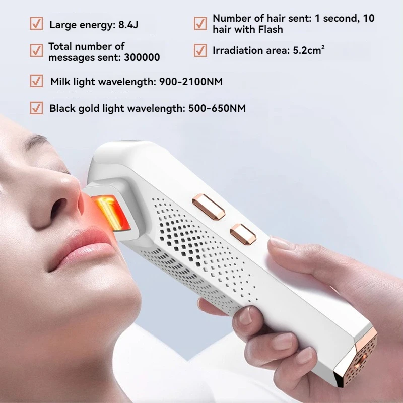 

Новый фотонный инструмент для омоложения, легкие пятна, лицо, морщины, антивозрастной портативный двухдиапазонный косметический инструмент