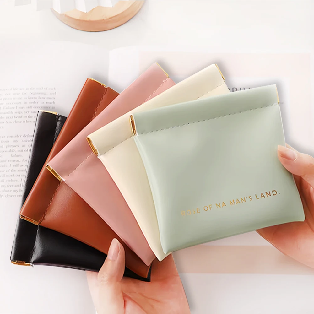 Mini Earphone/Data Cable Storage Bag Closed Bullet Bag Candy Colored Coin Bag Zero Wallet Lipstick Handbag Small Bags Gift 2025