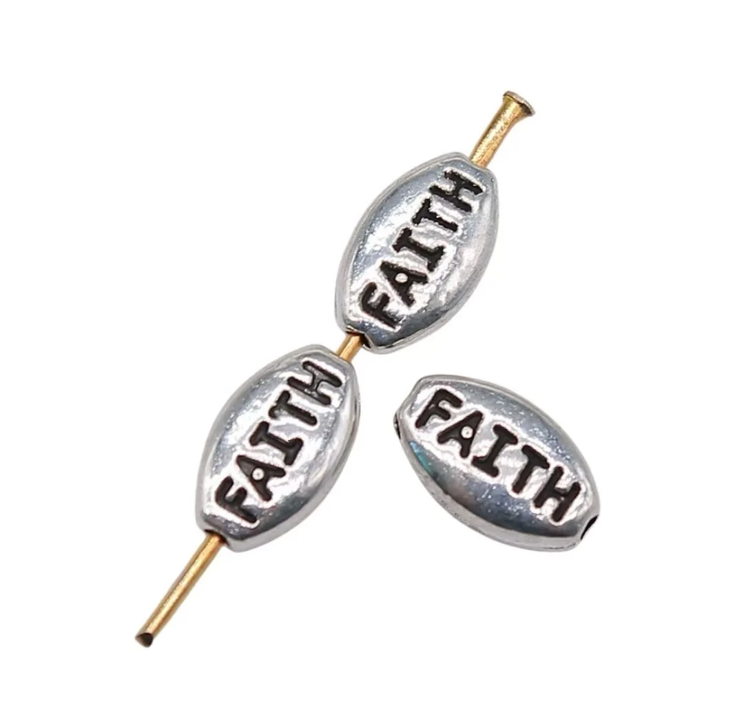 

50pcs 10x6mm Zinc alloy metal tibetan silver plated bead T0577 for jewelry making