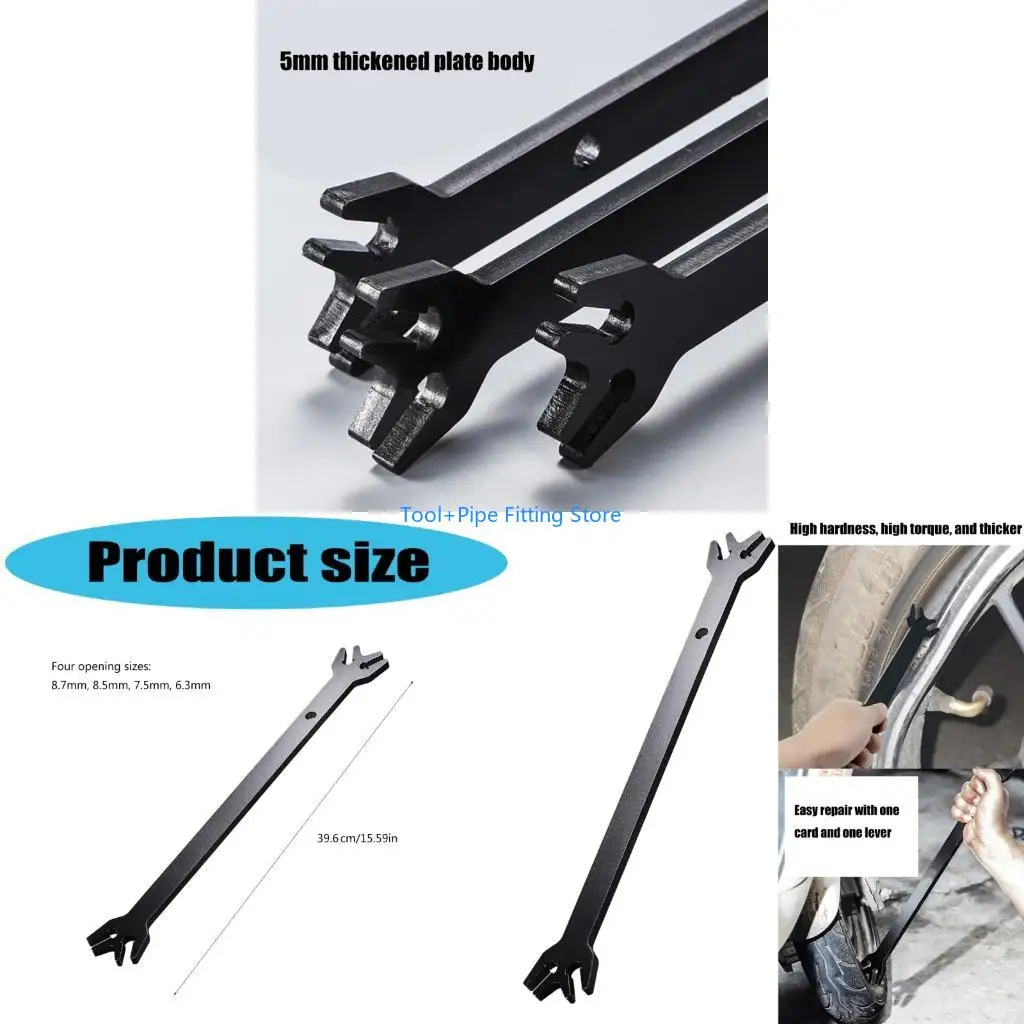 F92B 4 Size Motorcycle Rims Fixing Truing Wrench High Strength Steel Repair Equipment