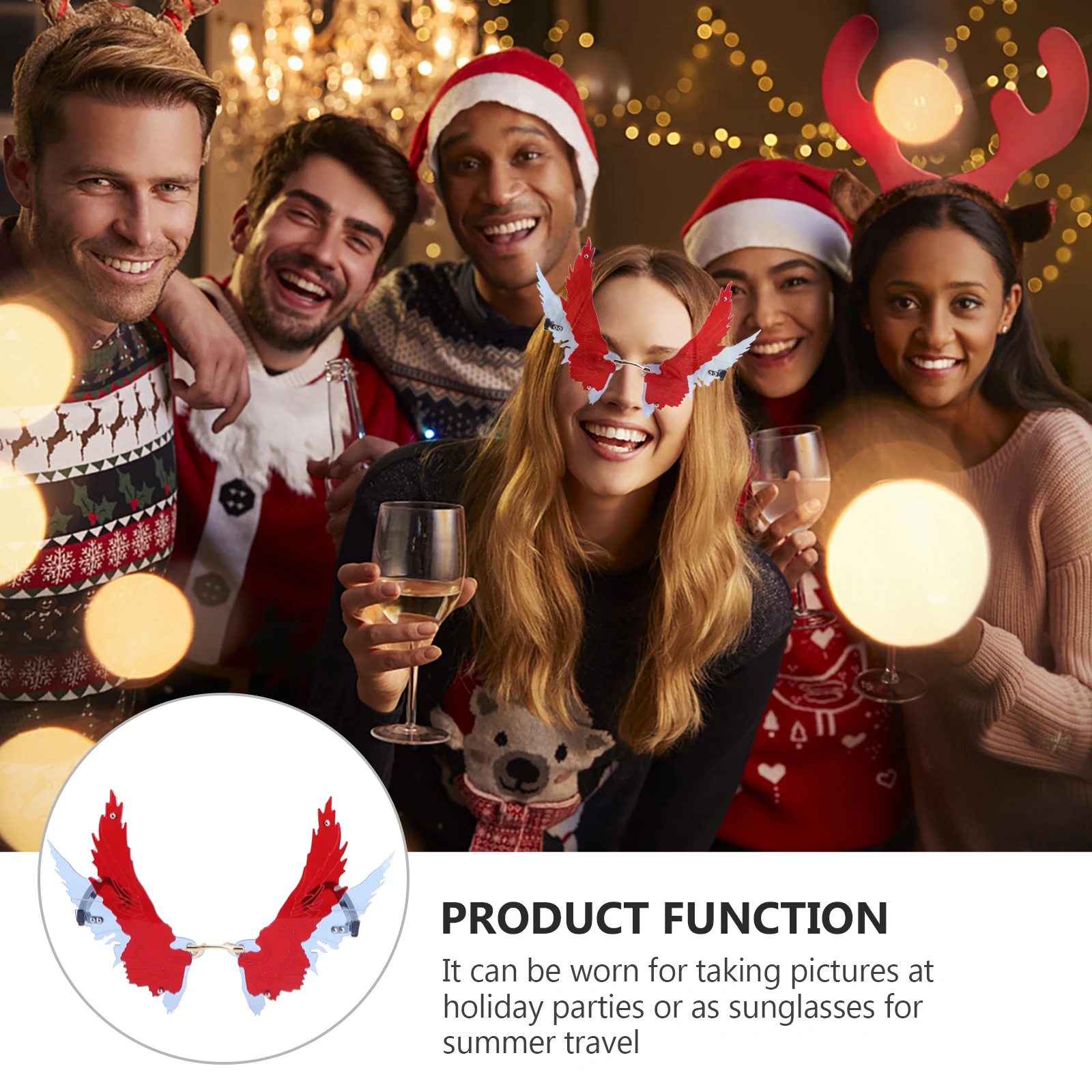 

Sunglasses Props Comfortable Decorative Personality Street Cool Creative Party PC Novelty