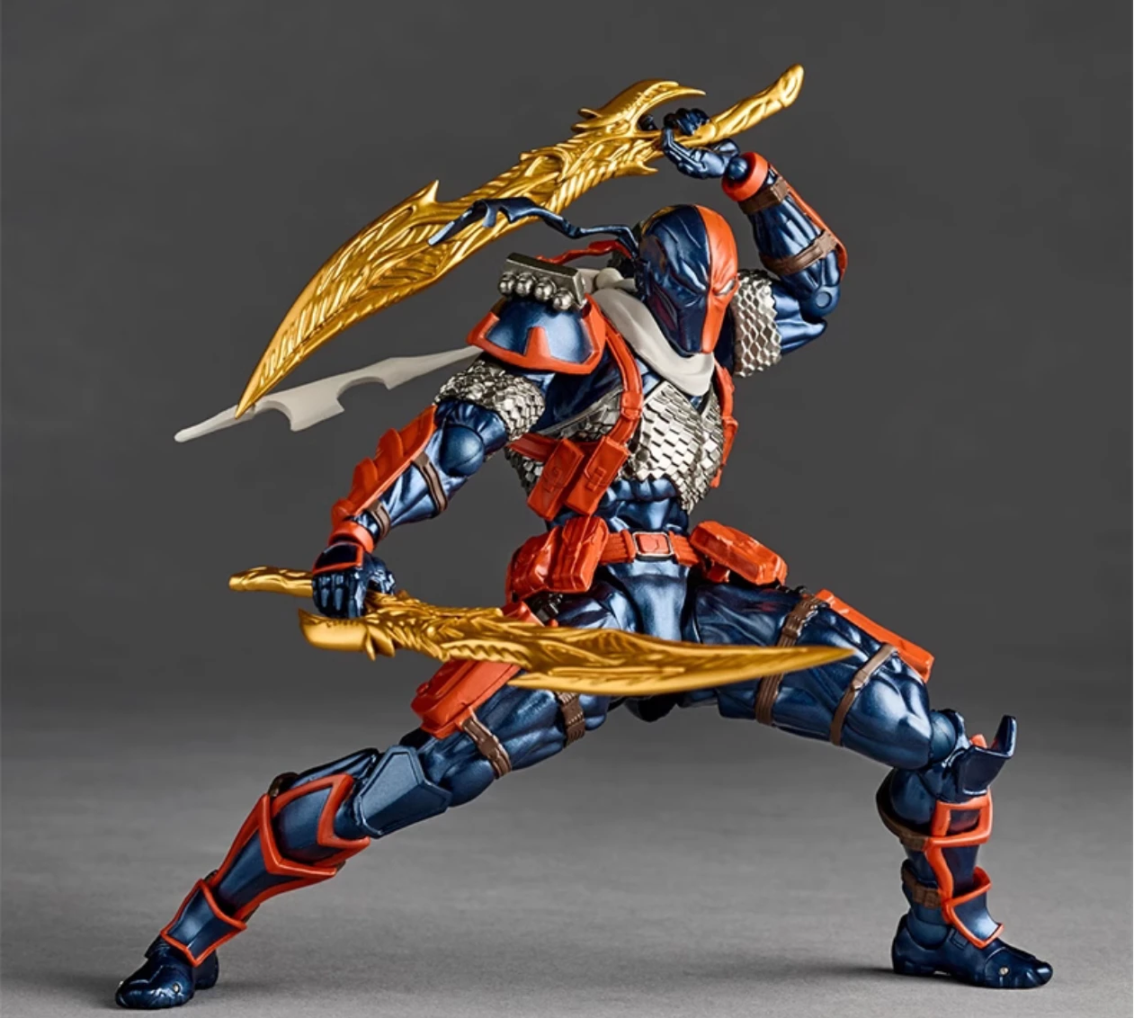 

100% Original Kaiyodo Revoltech Amazing Yamaguchi Deathstroke Ver.1.5 Action Figures Anime Model Toys Collection In Stock
