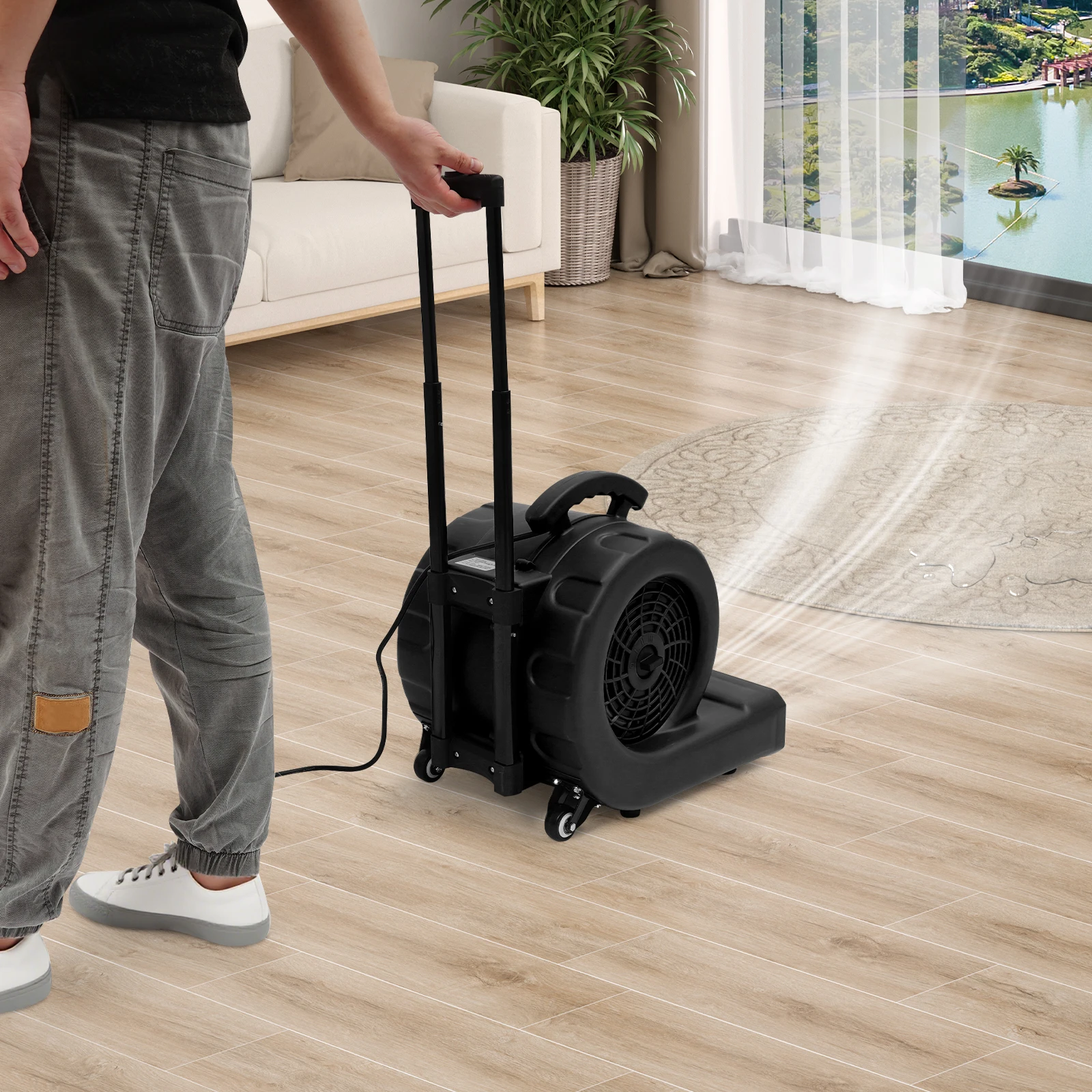 

Напольные вентиляторы Вентилятор Напольный вентилятор Портативный напольный вентилятор с 3 скоростями 750 Вт