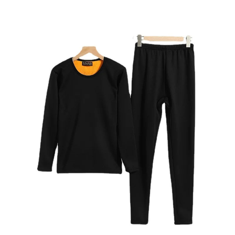 

2025 Новый повседневный зимний утолщенный комплект на флисовой подкладке, без карманов, без металла, без шнурков, теплая куртка