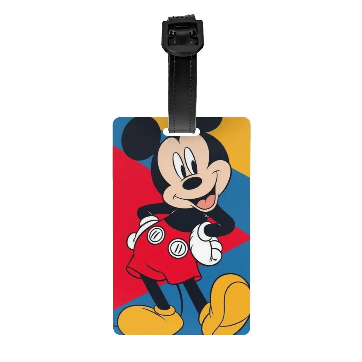 

Custom Mickey Mouse Luggage Tag Privacy Protection Baggage Tags Travel Bag Labels Suitcase