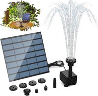 Water Fountain Garden Decoration with Stake Solar Power Panel Water Pump Watering System Energy Saving Kits for Fish Tank