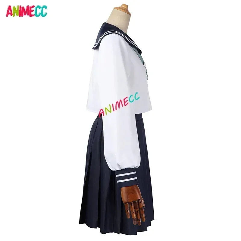 

aaa12 3ANIMECC in Stock XS-XXL Amanai Riko Anime Cosplay Costume Wig JK School Uniform Halloween Party Dress for Women