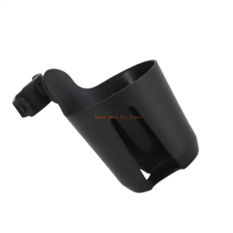 J0PF Strollers Attachment Cup Holder Stand Nonslip Desain Dasar Lebar Pemasangan Mudah untuk Sebagian Besar Kereta